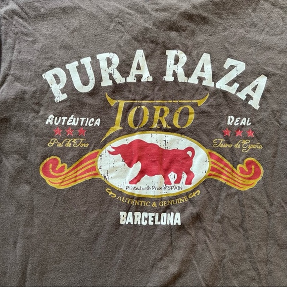 Pura Raza Toro Barcelona graphic short sleeve tee shirt‎ - Picture 2 of 4